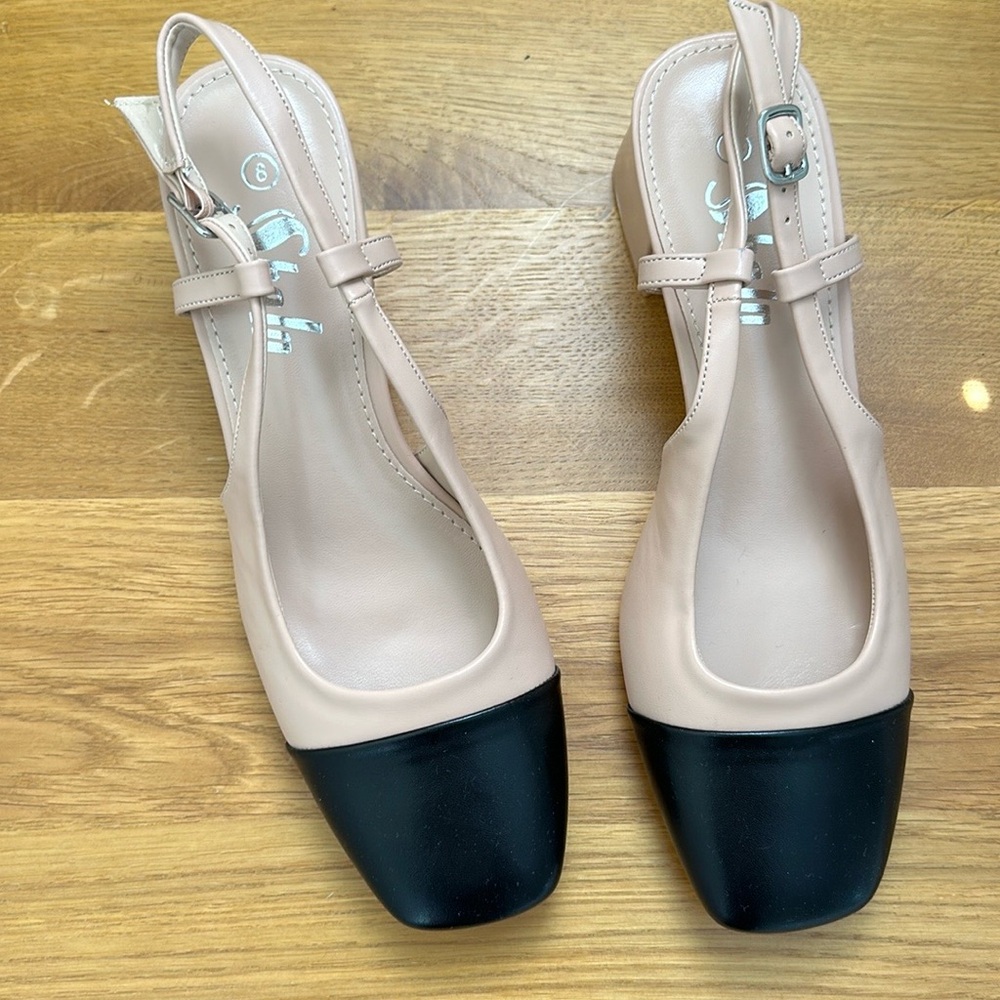 Shein Tan Slingback